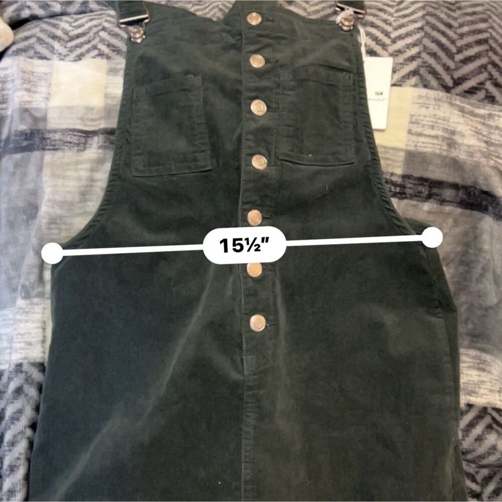 I&M Premium Black Label Corduroy Overall Dress Large NWT - Picture 9 of 9